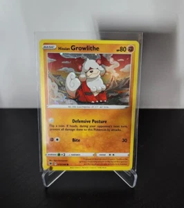 Pokemon GCC Hisuian Growlithe 070/189 Astral Radiance Cosmos Holo Promo Nuovo/M - Foto 1 di 1