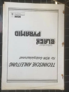 Manual Servicehandbuch Triomint Blck Pyramid - Bild 1 von 1