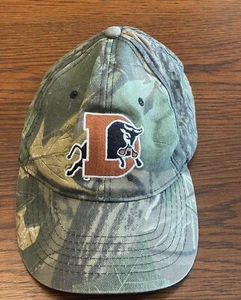Durham Bulls Camo Strapback Baseball Hat MiLB - Picture 1 of 9