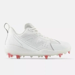 New Balance White Silver FuelCell Romero Duo Comp Softball Cleats Size 6.5 - Picture 1 of 12