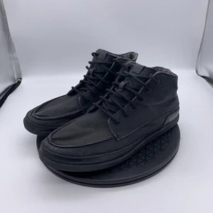 Olukai Men's Nalukai Kapa Boot Lava Rock Black Canvas Chukka Ankle Mid Size 11 - Picture 1 of 11