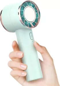 Personal Mini Electric Handheld fan Portable Turbo Fans with Desk Base 2000mAh - Picture 1 of 6