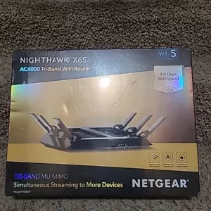 Netgear R8000P-1AZNAS Nighthawk X6S AC4000 Tri-Band WiFi Router Brand New - Picture 1 of 5