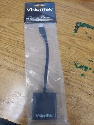 VisionTek Mini HDMI zu VGA Aktiv Adapter (M/F) - 900743.     #S1 - Bild 1 von 2