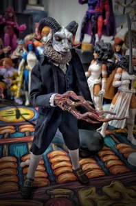 MEZCO TOYZ One:12 Rumble Society Bartholomew Vex Cult of the Crimson Goat Figure - Picture 1 of 24