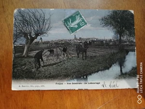 CPA - 83 - FREJUS - Vue générale , un labourage - Foto 1 di 2