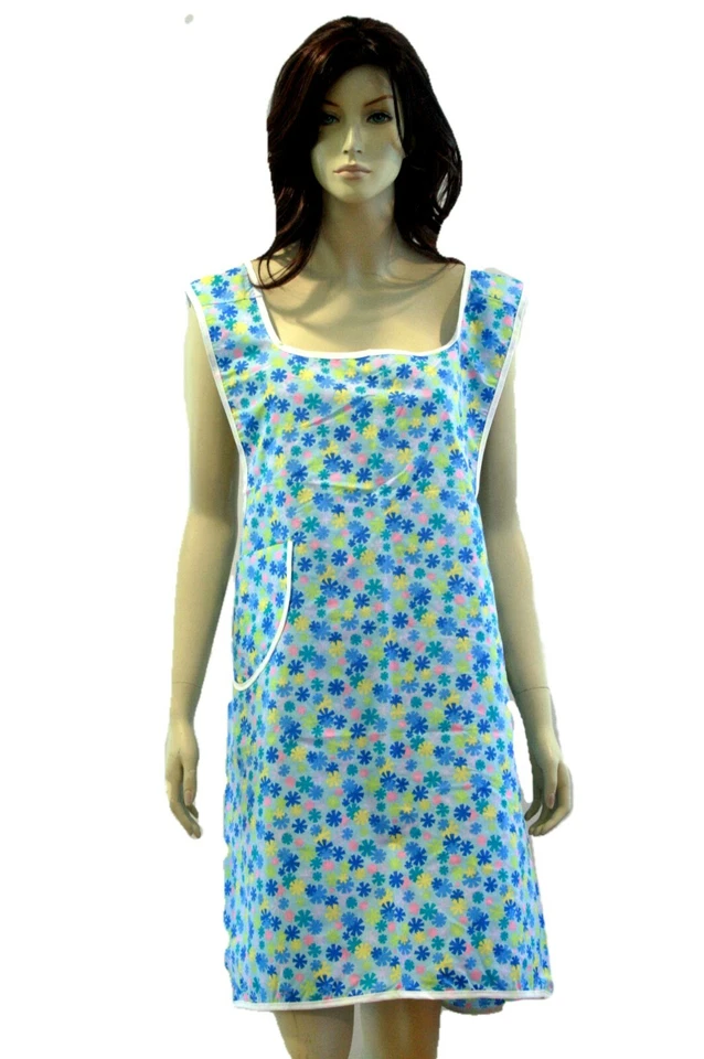 Plus Size Printed Long Apron XXL 4X Assorted Prints and Colors - Image 1 of 3