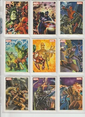 MARVEL 2011 ORIGINALS INSERT art by Felipe Massafera Set  - Image 1 of 2