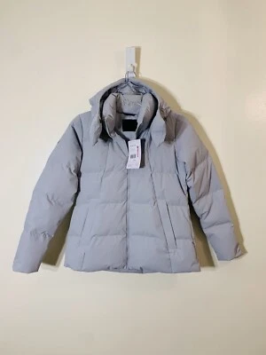 Marmot Mercer Plumón Relleno Capucha Acolchado Puffer Chaqueta Acero Brillante Nuevo Con Etiquetas Talla M $325 Foto 1 de 4