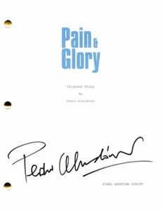 Pedro Almodovar Signed Autograph Pain & Glory Movie Script - w/ Antonio Banderas - Picture 1 of 2