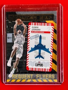 2021-22 Panini NBA Hoops - Frequent Flyers KAWHI LEONARD #8😎 - Picture 1 of 3