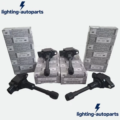 4pcs Ignition Coils 22448-1HC0A For Nissan Versa Versa Note 1.6L I4 2012-2019 Foto 1 de 4