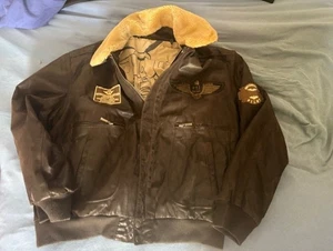Piloten Jacke volle Leder wie neu Größe 60 - Bild 1 von 11