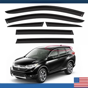 6 piezas para Honda CR-V 2017-2022 cinta en ventana visera ventilación protector de lluvia deflector de viento - Imagen 1 de 17