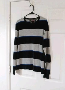 Tony Hawk Thermo Shirt Herren XL gestreift Langarm Waffelstrick Skate Tee - Bild 1 von 6