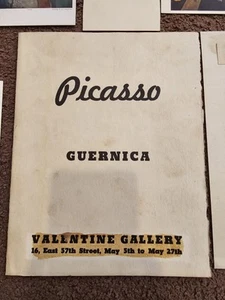 Picasso, Pablo (1881-1973) The Masterpiece Guernica, Exhibition Catalogue. - Picture 1 of 15