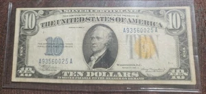 1934A North Africa 10 Dollar Note - Picture 1 of 2