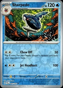 Sharpedo 043/162 SV05: Temporal Forces Reverse Holo - Picture 1 of 1