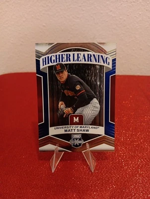 2023 Panini Elite Extra Edition - Higher Learning Matt Shaw #HL-9 Blue /199 (RC) - Image 1 of 3