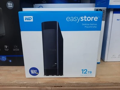 Disco duro externo Western Digital easystore 12 TB (WDBAMA0120HBK-NESN) Foto 1 de 2
