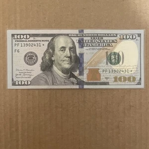$100 bill (One Hundred Dollar Bill) - RARE Star Note LOW PRINT - PF 13902431 - Picture 1 of 3