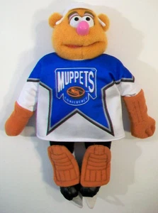 The Muppets NHL Hockey Goalie Fozzie Bear Plush Figure, McDonalds, 1995 - Picture 1 of 3