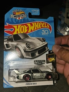 HOT WHEELS 2018 NIGHTBURNERZ #2/10 ZAMAC PORSCHE 934.5 SEALED ON CARD VHTF - Picture 1 of 7