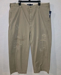 Pantalones Polo Ralph Lauren “The Big Chino” Caqui Envejecido 42 x 30 Calce Relajado - Imagen 1 de 17