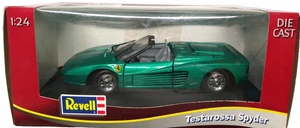 Revell 1:24 Ferrari Testarossa Spyder Convertible Die Cast Green 1992 8655 - Picture 1 of 5