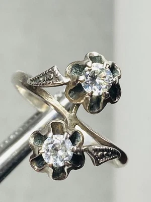 Silver Ring Kiss , USSR Ring, Vintage  Sterling Carat 875  Ring size 7.5  131 - Image 1 of 4