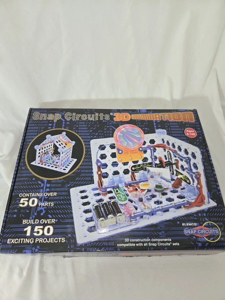 Elenco Snap Circuits 3D Illumination electronics kit-Never Used - Image 1 of 4