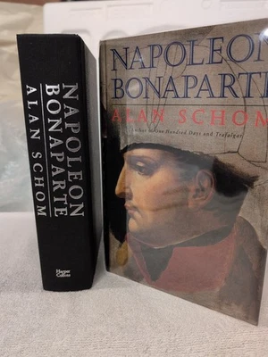 🖊️Signed NAPOLEON BONAPARTE by Alan Schom (1997) 1st/1st + Mylar ~ Signed!!! Foto 1 de 4