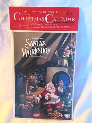 Hallmark Countdown Calendar A Visit To Santas Workshop NEW Sealed - Image 1 of 2