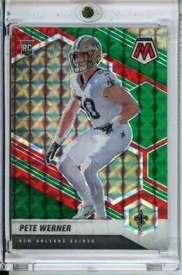 2021 Panini Mosaic #367 Pete Werner #367 Green Mosaic - Image 1 of 2