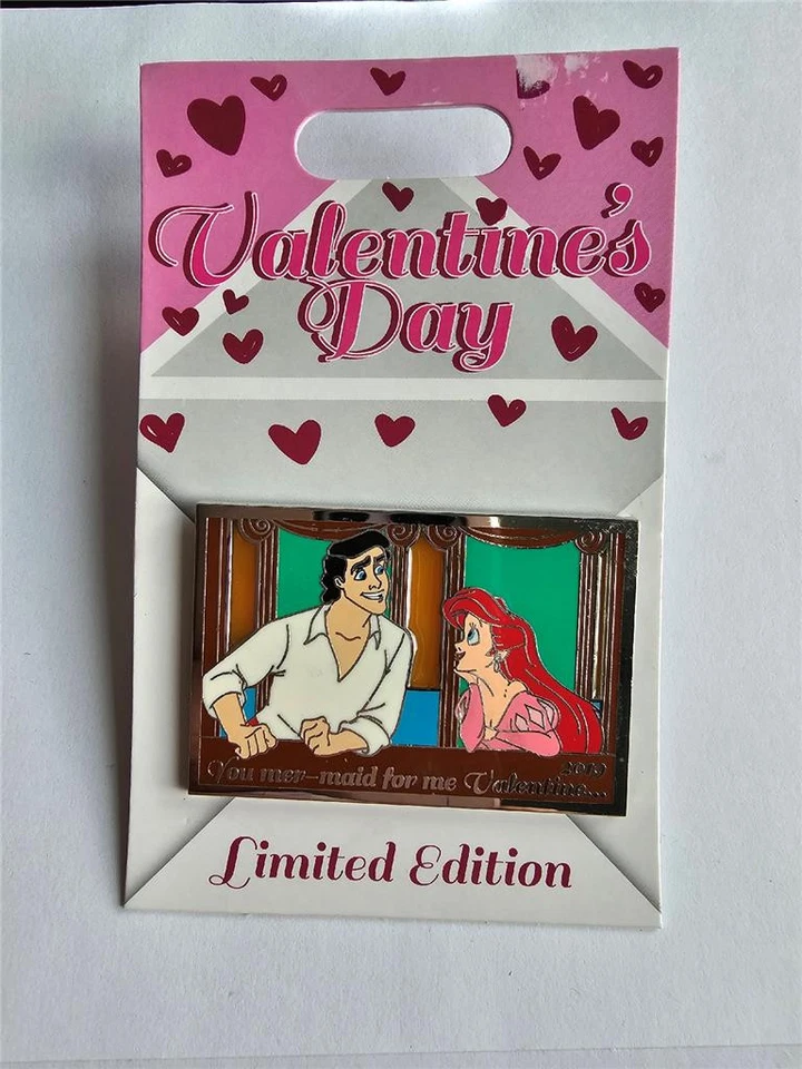 Prendedor Disney 2019 Día de San Valentín - La Sirenita - Ariel y Eric 132793 Foto 1 de 1