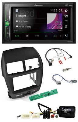 Pioneer 2DIN Lenkrad DAB USB Bluetooth Autoradio für Mitsubishi ASX 2010-2014 - Bild 1 von 4