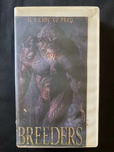  BREEDERS Rare Vtg VHS TAPE A-PIX ENTERTAINMENT HORROR 1996 1997 Monsters - Picture 1 of 4