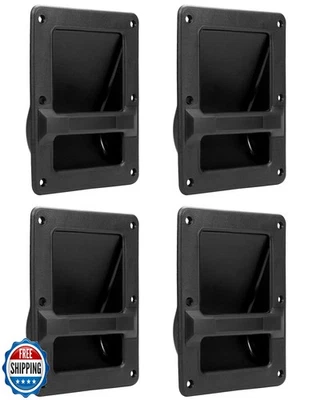 QWORK Plastic Speaker Cabinet Handles, 4 Pack Heavy Duty Recessed Holder, 6.3 - Image 1 of 4