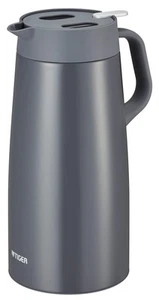 TIGER Thermal Insulation Tabletop Pot Large 2.0L dark gray PWO-A200HD Japan - Picture 1 of 24