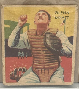 1935 Diamond Stars #58 Glenn Myatt - Ungraded - Bild 1 von 2