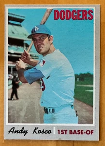 1970 Topps Baseball #489 Eddie Kosco - Boston Red Sox - EX (No Creases) - Picture 1 of 2