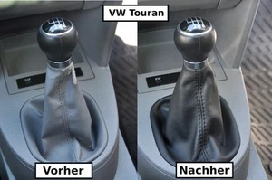 Cuffia Del Cambio VW Touran Caddy Vera Pelle N241 - Picture 1 of 1