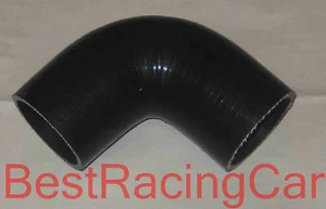 Silicone 90 degree elbow hose 2" 51mm Turbo, Black - Bild 1 von 1