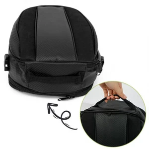 Waterproof Motorcycle Rear Seat Bag Large Black Tail Bag Luggage Saddlebag SALE - Picture 1 of 9
