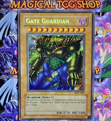 Yugioh Gate Guardian MRD-000 Secret Rare Holo Bleed Original Print Konami 2002 - Image 1 of 4