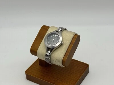 Emporio Armani AR-7328 Silver And Blue Women’s Watch New Battery - Image 1 of 4