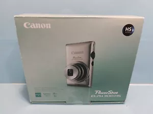 CANON POWERSHOT ELPH 300 HS IXUS 220 HS 12.1 MP DIGITAL CAMERA - LIKE NEW - RED - Picture 1 of 11
