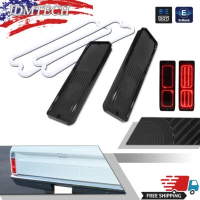 Smoked LED Brake Tail Lights For 1967-1972 Chevrolet GMC Fleetside Pickup Truck - Image 1 of 4