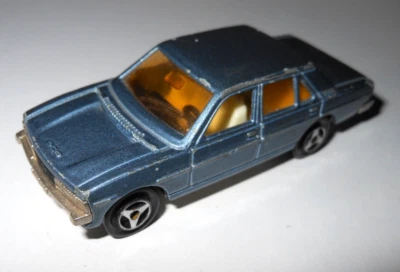 MAJORETTE 238 PEUGEOT 604 GRIGIO/BLU  METALLIZZATO  COFANO APERTURA VINTAGE 1982 - Immagine 1 di 3