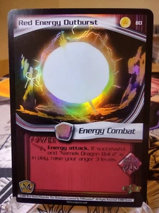 DBZ CCG DRAGON BALL Z RED ENERGY OUTBURST #80 FOIL NEAR MINT BABIDI SAGA 2003 - Picture 1 of 2